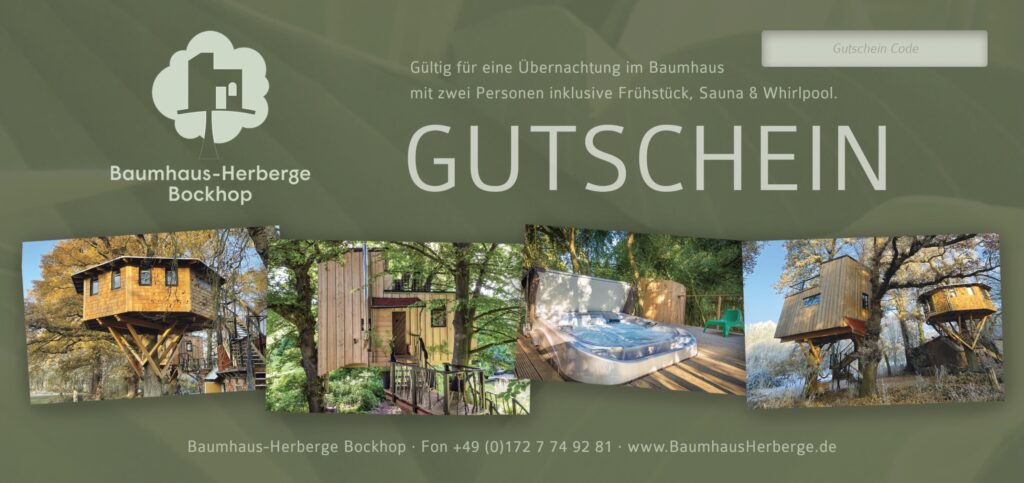 Gutschein Baumhaus - Solitär